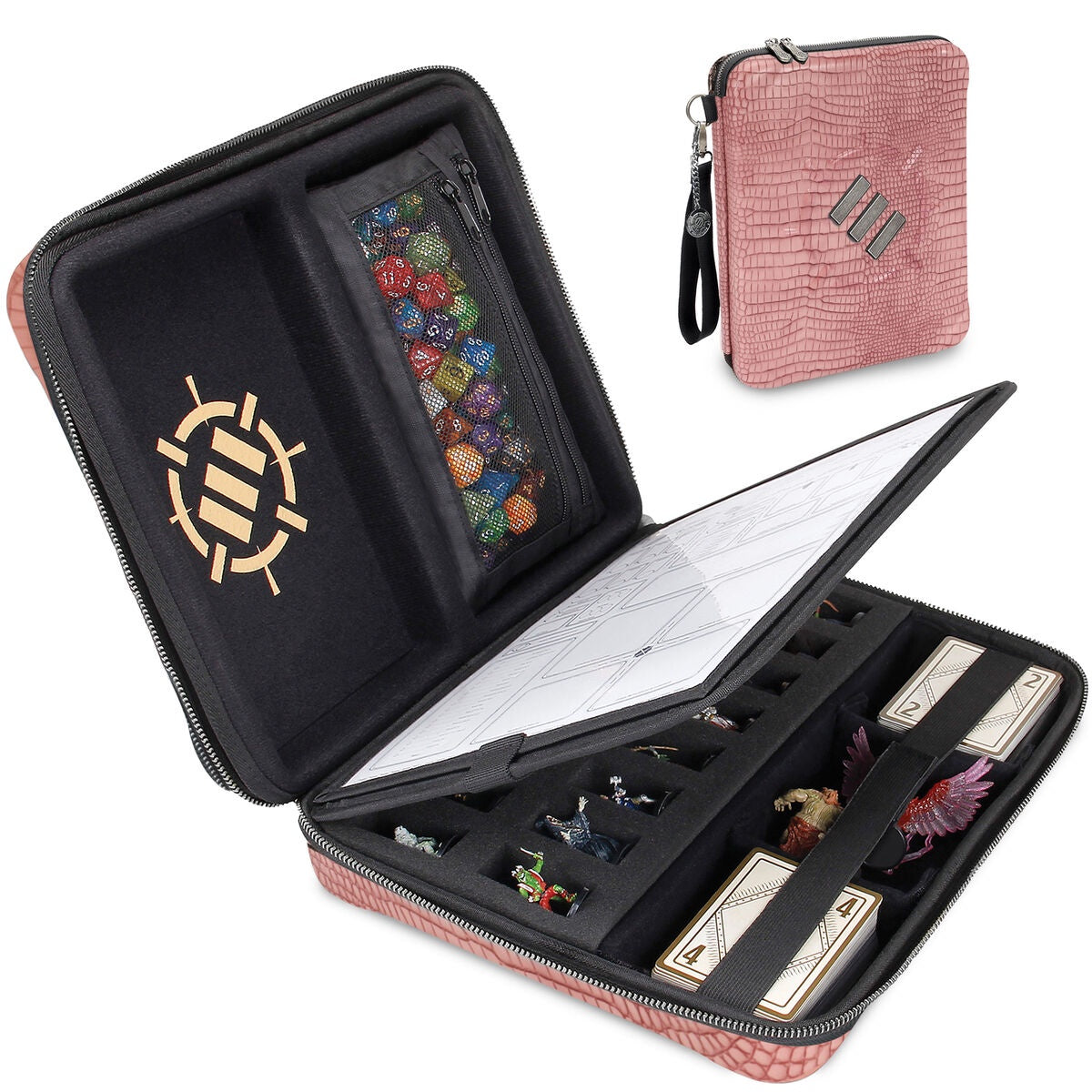 Enhance Tabletop Series RPG Organizer Case Pink - Good Games