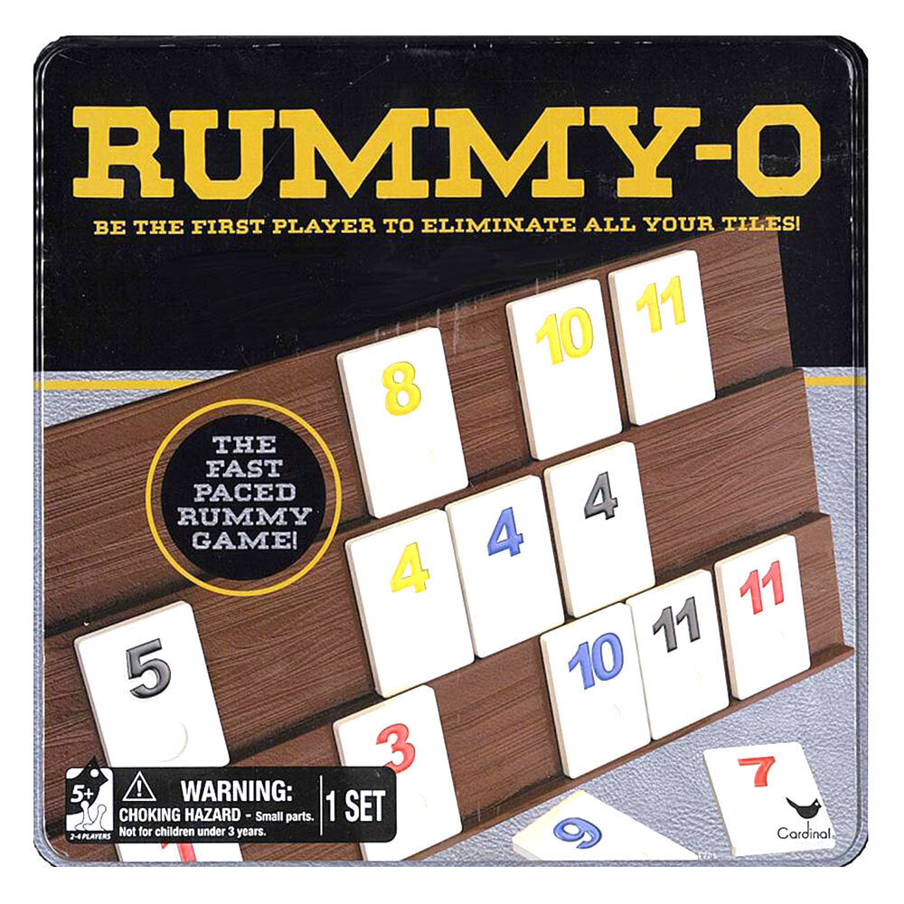 Rummy-O Tin Case (Cardinal)
