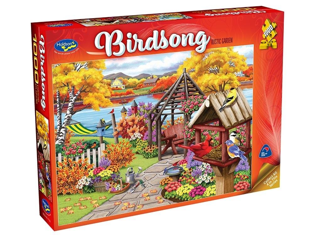 Holdson - Birdsong Rustic Garden 1000 Piece Jigsaw - Good Games