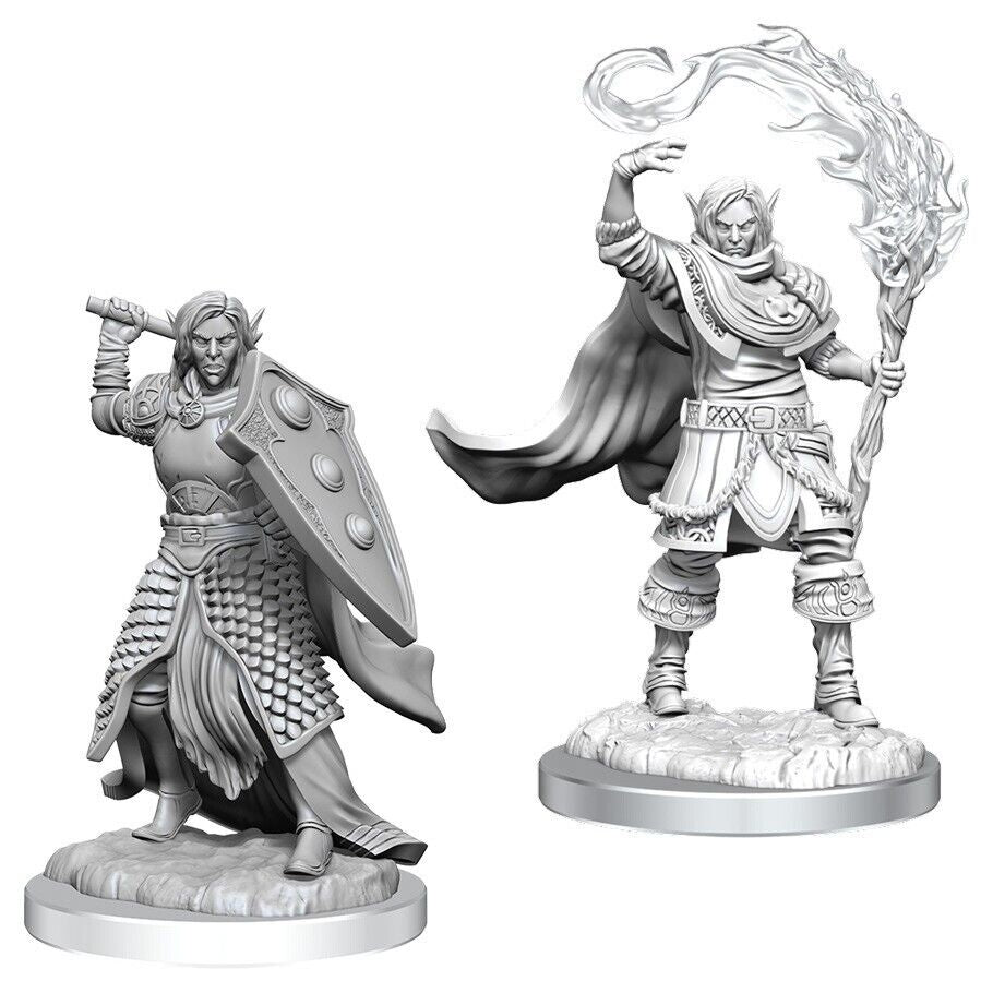 Dungeons &amp; Dragons Nolzurs Marvelous Unpainted Miniatures Elf Cleric Male - Good Games