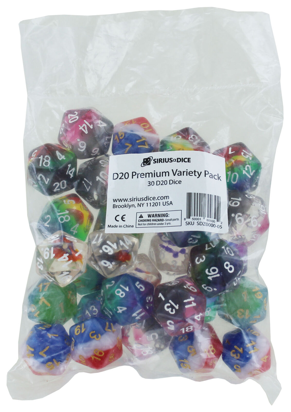 Sirius Dice - D20 Premium Variety Pack