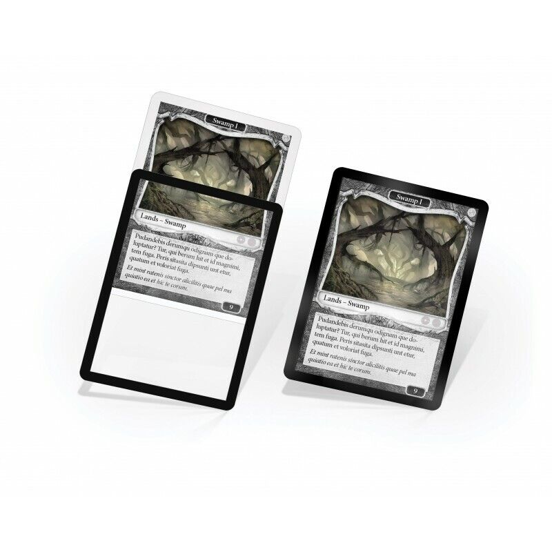 Ultimate Guard Sleeves Bordifies Precise-Fit Standard Size Black (100) - Good Games