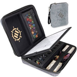 ENHANCE Tabletop RPGs RPG Organizer Case Collectors Edition (Silver) - Good Games