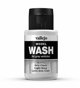Vallejo Model Wash - Light Grey 35ml Acrylic Paint (AV76515) - Good Games