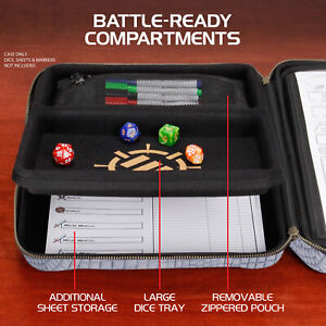 ENHANCE Tabletop RPGs RPG Organizer Case Collectors Edition (Silver)