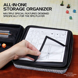 ENHANCE Tabletop RPGs RPG Organizer Case Collectors Edition (Silver)