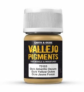 Vallejo Pigments - Dark Yellow Ochre 30ml (AV73103) - Good Games