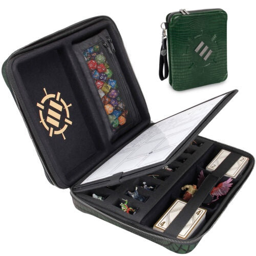 ENHANCE Tabletop RPGs RPG Organizer Case Collectors Edition (Green) - Good Games