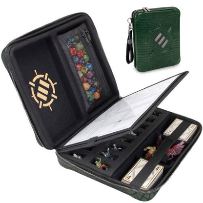ENHANCE Tabletop RPGs RPG Organizer Case Collectors Edition (Green) - Good Games