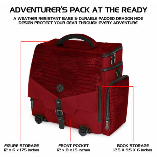 ENHANCE Tabletop RPGs RPG Adventurers Bag Collectors Edition (Red)