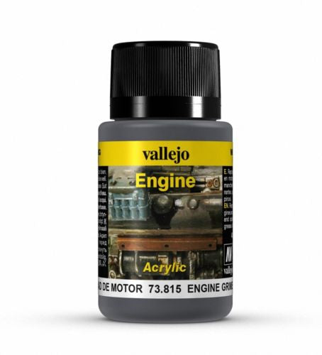 Vallejo Weathering Effects Engine Grime 40 Ml - Good Games