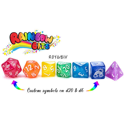 Gatekeeper Mighty Tiny Dice - Rainbow Bits