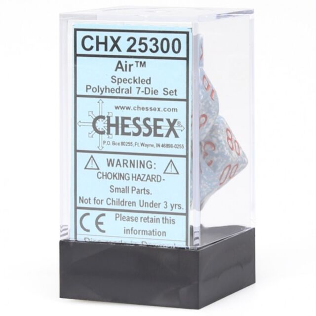 Chessex - Speckled Polyhedral 7-Die Set - Air (CHX25300)