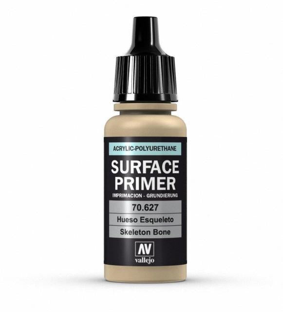 Vallejo Surface Primer 17ml Acrylic Paint - Skeleton Bone 70627 - Good Games