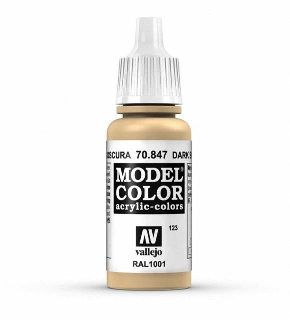 Vallejo Model Colour - Dark Sand 17ml Acrylic Paint (AV70847) - Good Games