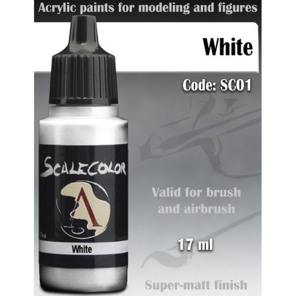 Scale 75 - Scalecolor White (17 ml) SC-01 Acrylic Paint - Good Games