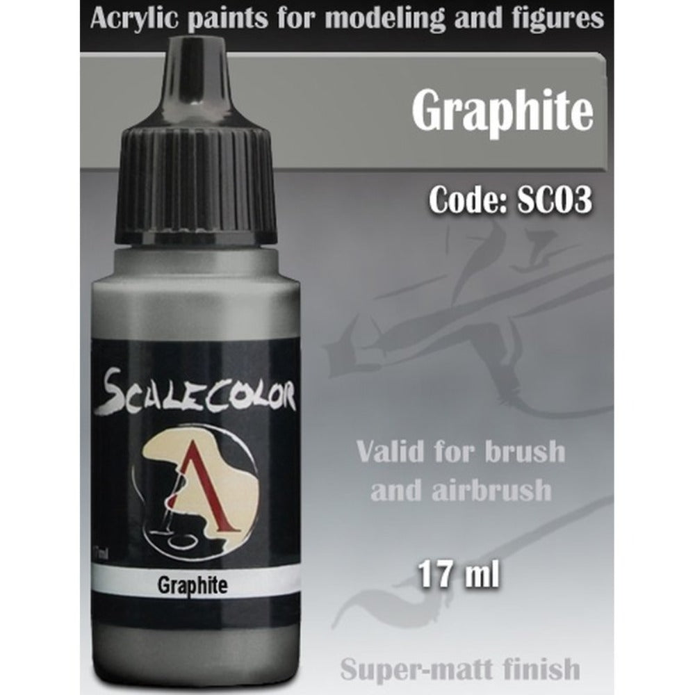 Scale 75 - Scalecolor Graphite (17 ml) SC-03 Acrylic Paint - Good Games