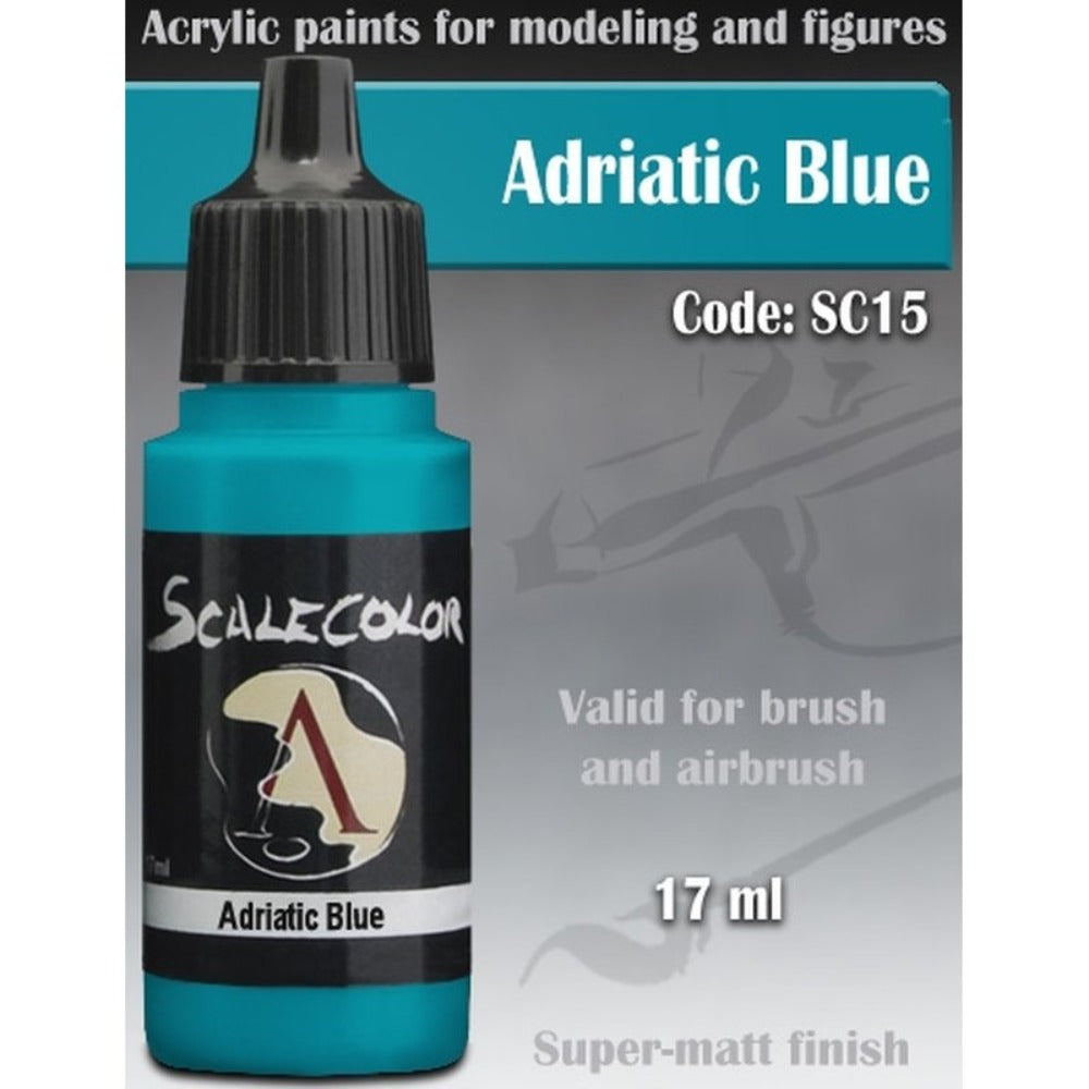 Scale 75 - Scalecolor Adriatic Blue (17 ml) SC-15 Acrylic Paint - Good Games