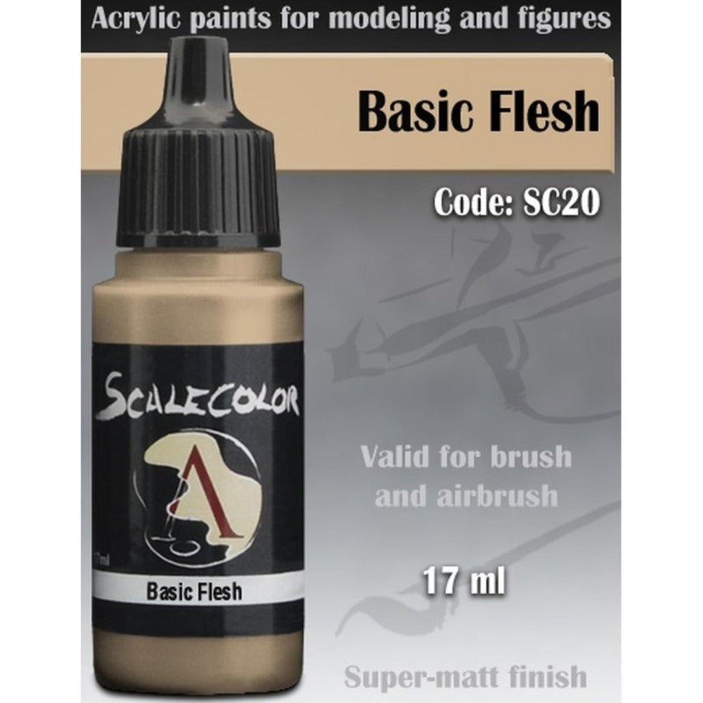 Scale 75 - Scalecolor Basic Flesh (17 ml) SC-20 Acrylic Paint - Good Games