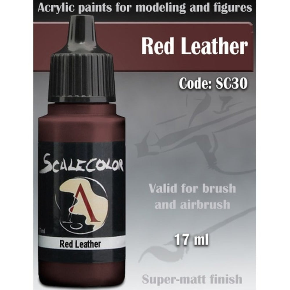 Scale 75 - Scalecolor Red Leather (17 ml) SC-30 Acrylic Paint - Good Games