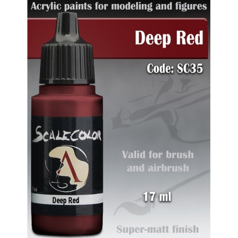 Scale 75 - Scalecolor Deep Red (17 ml) SC-35 Acrylic Paint - Good Games