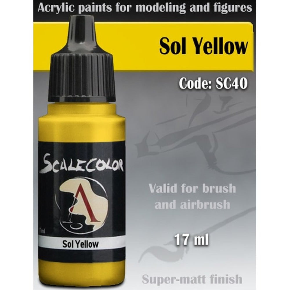 Scale 75 - Scalecolor Sol Yellow (17 ml) SC-40 Acrylic Paint - Good Games