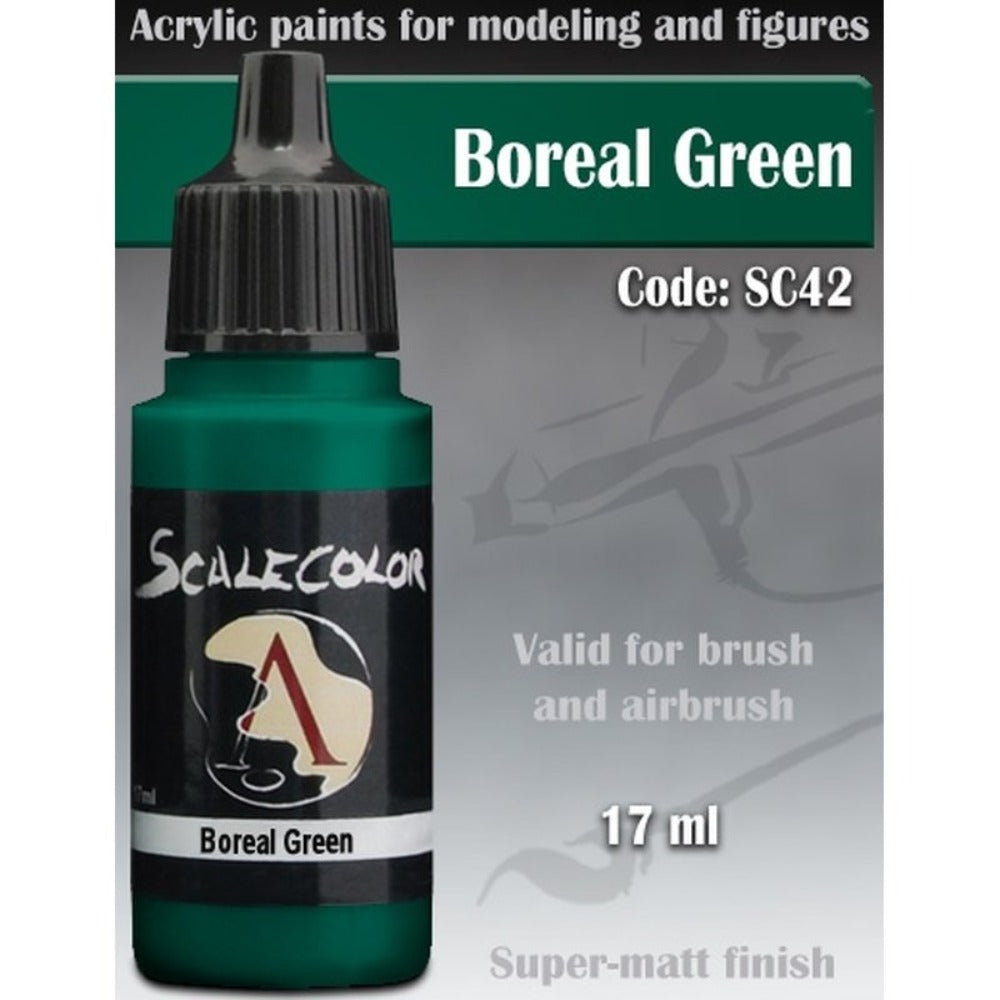Scale 75 - Scalecolor Boreal Green (17 ml) SC-42 Acrylic Paint - Good Games
