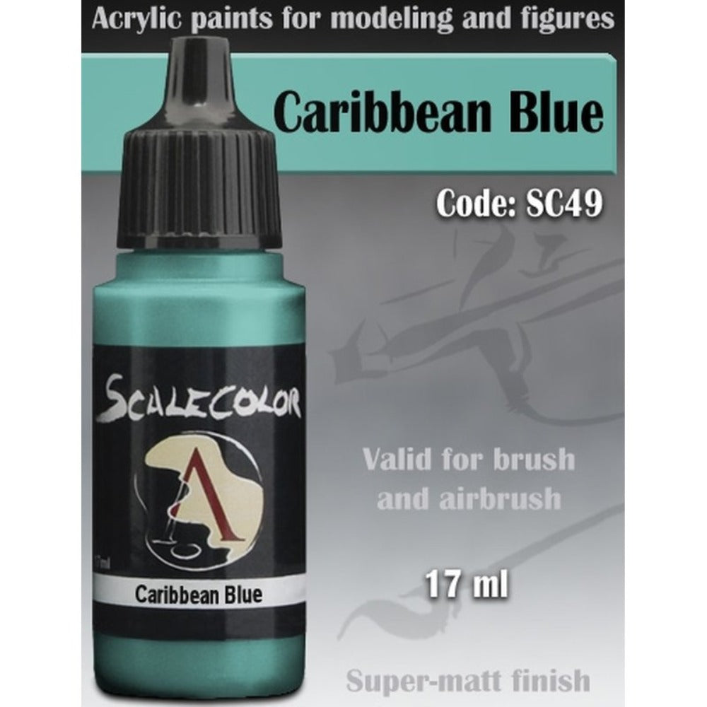 Scale 75 - Scalecolor Caribbean Blue (17 ml) SC-49 Acrylic Paint - Good Games