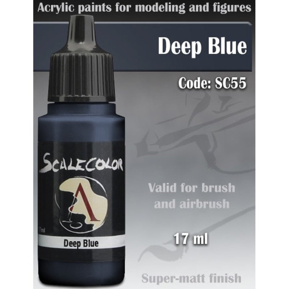 Scale 75 - Scalecolor Deep Blue (17 ml) SC-55 Acrylic Paint - Good Games