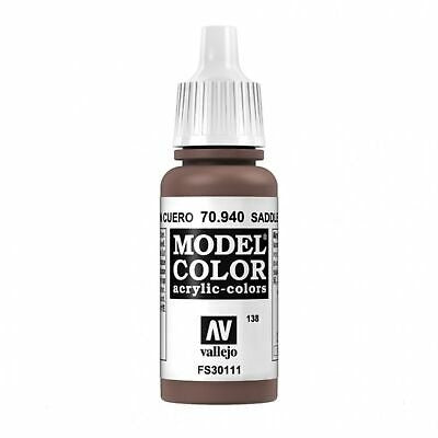 Vallejo Model Colour - Saddle Brown 17ml Acrylic Paint (AV70940) - Good Games