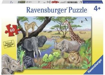 Ravensburger - Safari Animals - 60 Piece Jigsaw - Good Games