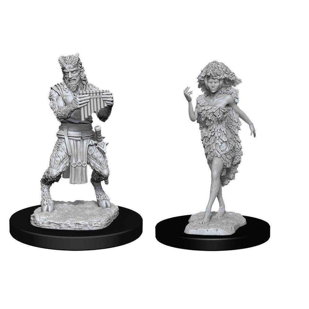 Dungeons & Dragons - Nolzurs Marvelous Unpainted Miniatures Satyr And Dryad - Good Games