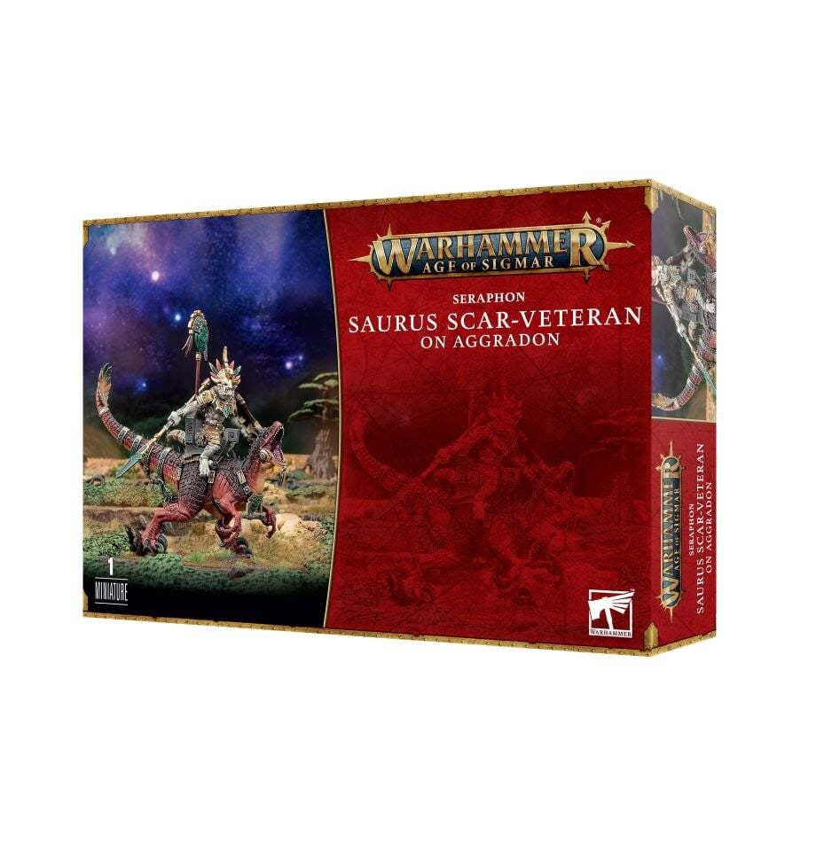 Seraphon Saurus ScarVeteran on Aggradon 8824