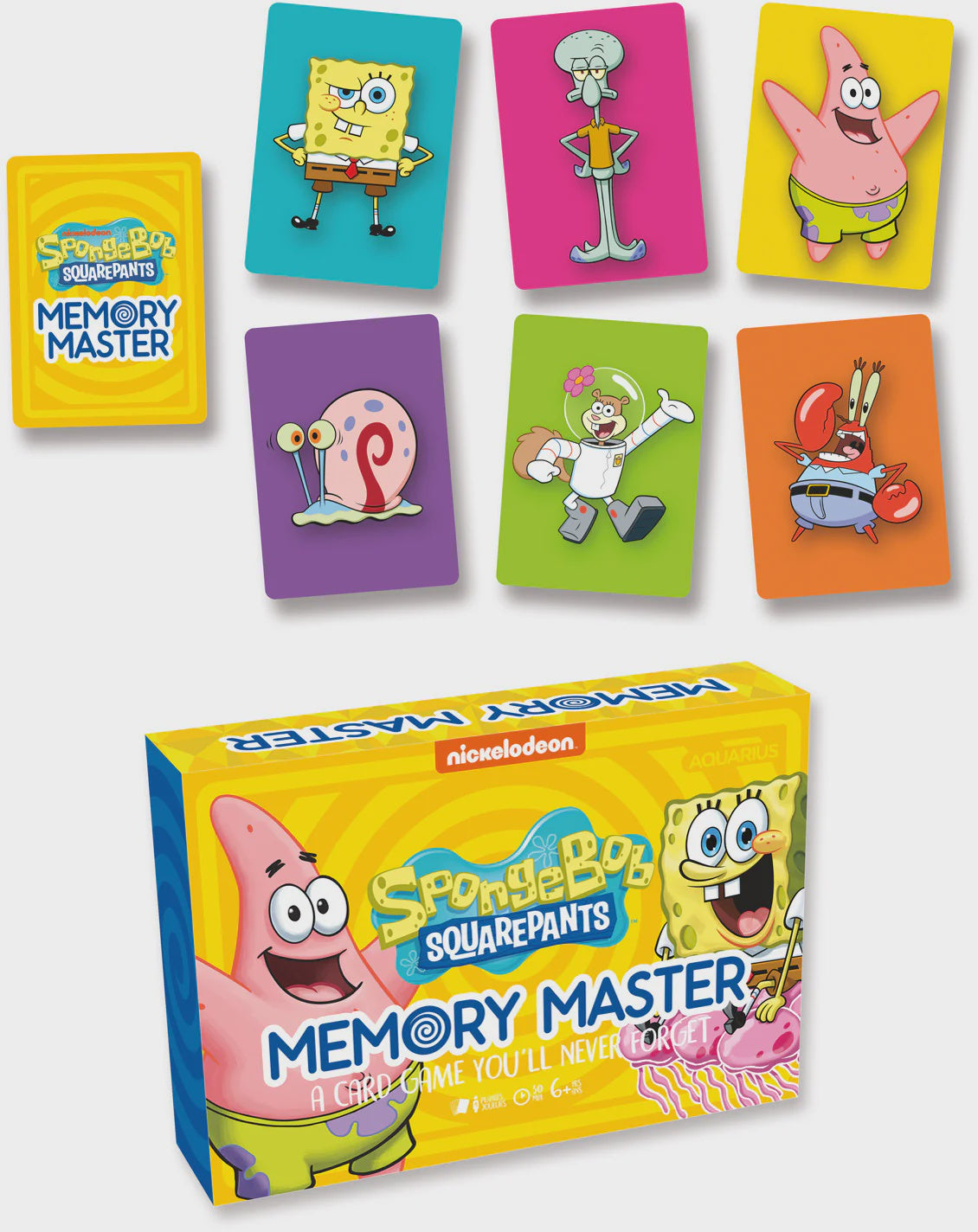 Memory Master Card Game Spongebob Squarepants