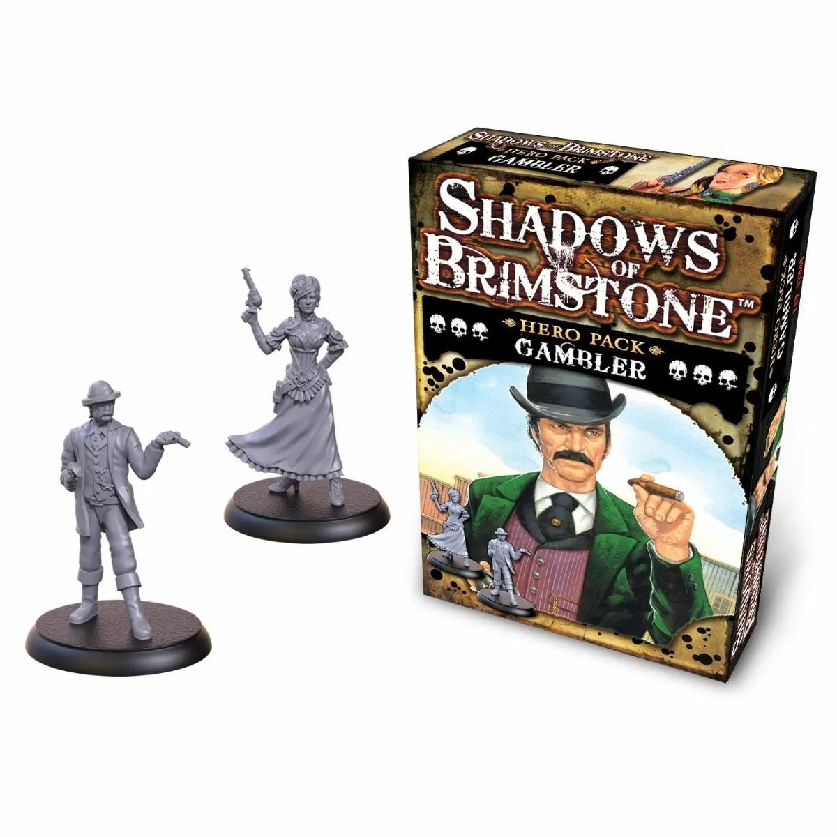 Shadows of Brimstone Hero Pack - Gambler - Good Games