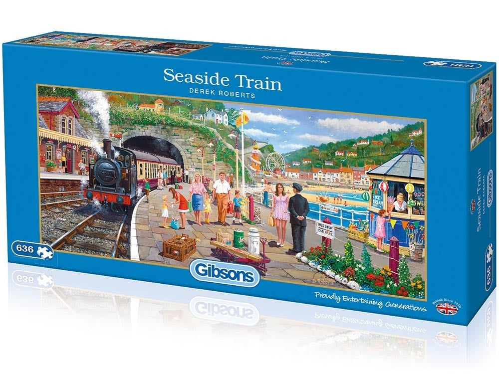 Gibsons - Seaside Train 636 Piece Jigsaw