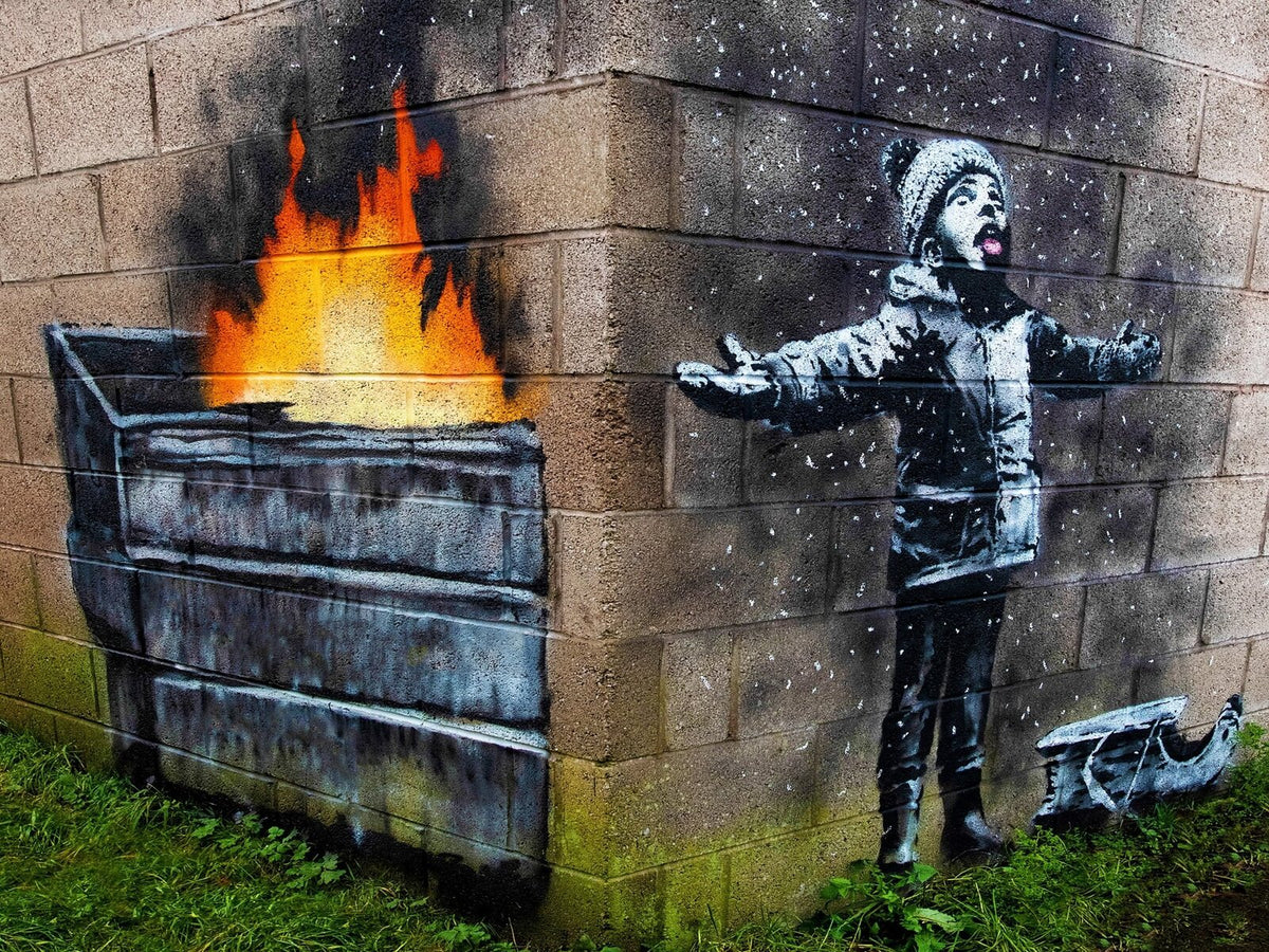 Bansky Urban Art Seasons Greetings 1000 Piece Jigsaw