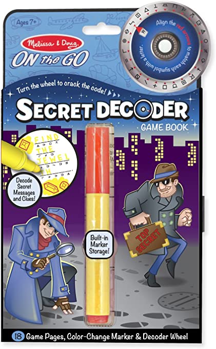 Melissa & Doug - On The Go - Secret Decoder - Game Book - Good Games
