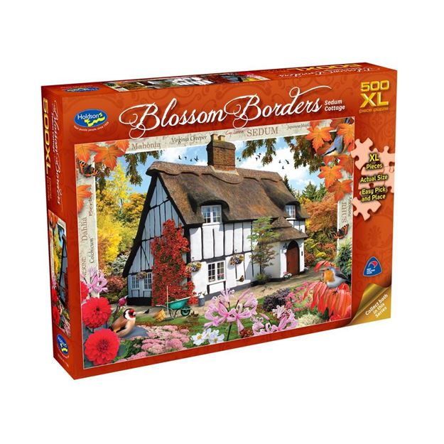 Holdson - Blossom Borders Sedum Cottage 500 Piece Xl Jigsaw
