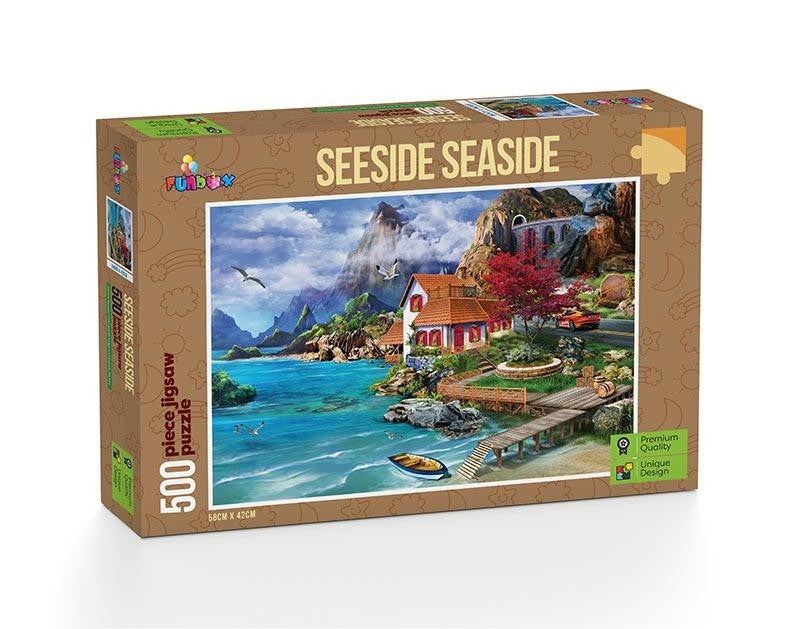 Funbox - Seeside Seaside 500 Piece Jigsaw - Good Games