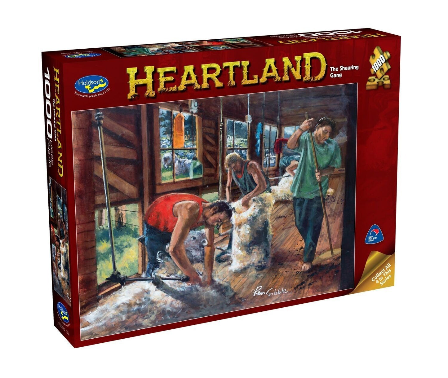 Holdson - Heartland 2 Shearing Gang 1000 Piece Jigsaw - Good Games