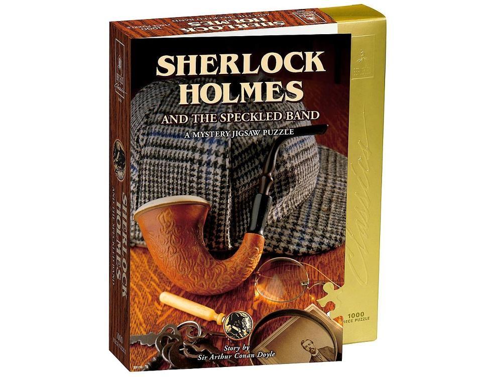 BePuzzled Sherlock Holmes 1000 Piece Mystery Jigsaw Puzzle - Good Games
