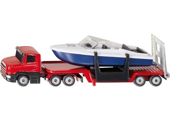 Siku - Low Loader With Boat - Good Games