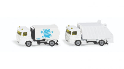 Siku - Municipal Road Sweeper + Garbage Truck - Good Games