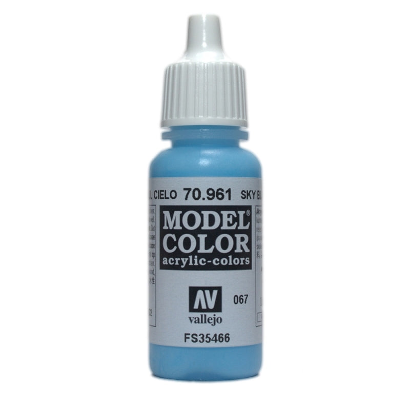 Vallejo Model Colour - Sky Blue 17ml Acrylic Paint (AV70961) - Good Games