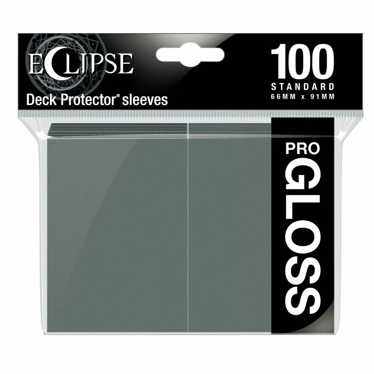 Eclipse Gloss Standard Sleeves Smoke Grey (100) - Good Games