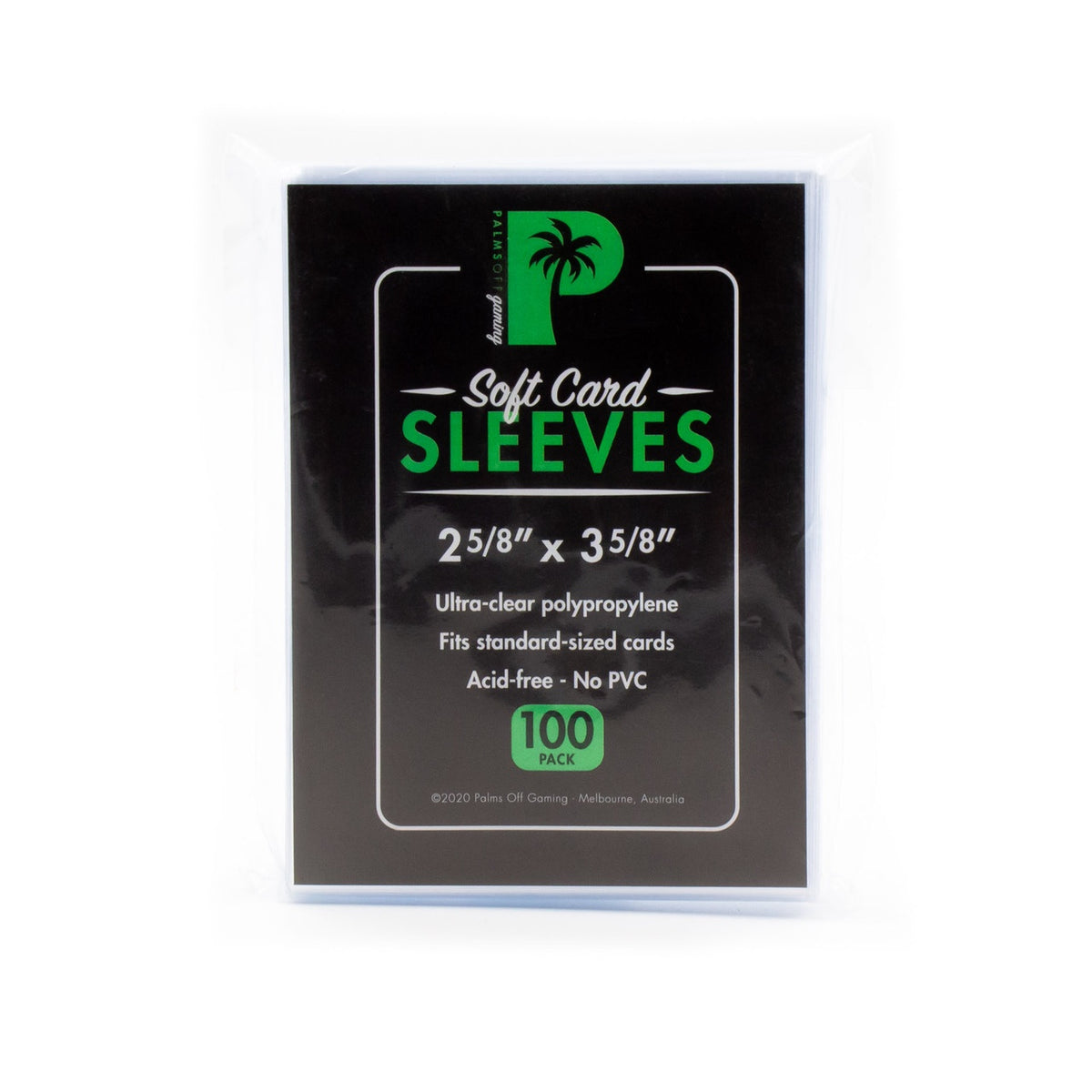 Palms Off Gaming - Pack of Soft Sleeves 100pc Regular Size - Good Games