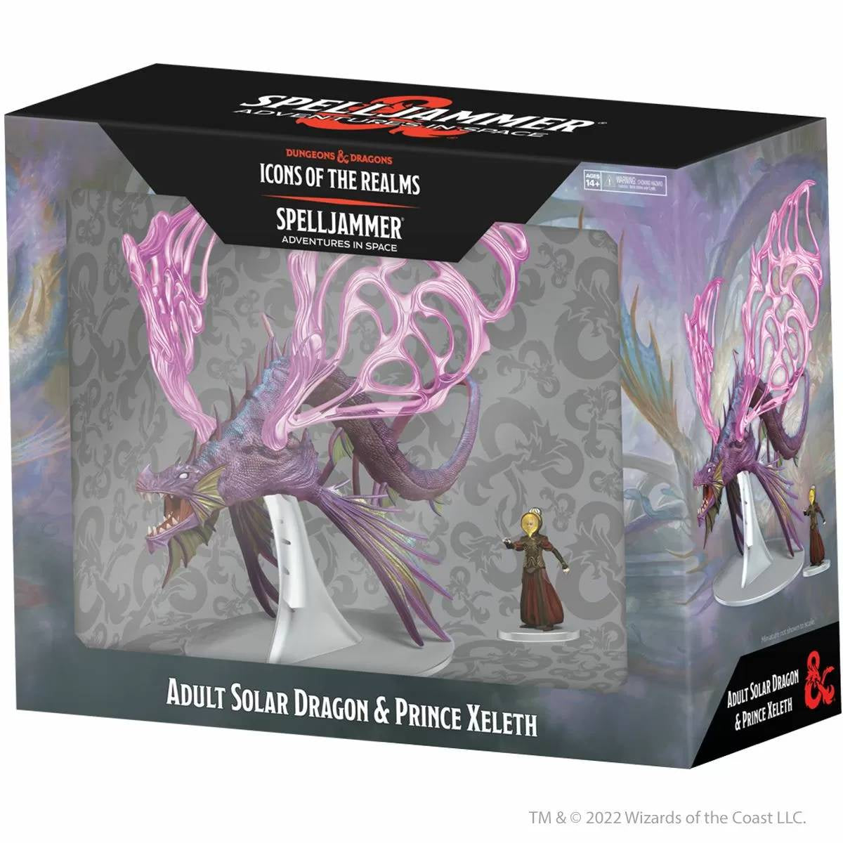 Dungeons &amp; Dragons Icons of the Realms Spelljammer Adventures in Space Adult Solar Dragon &amp; Prince Xeleth