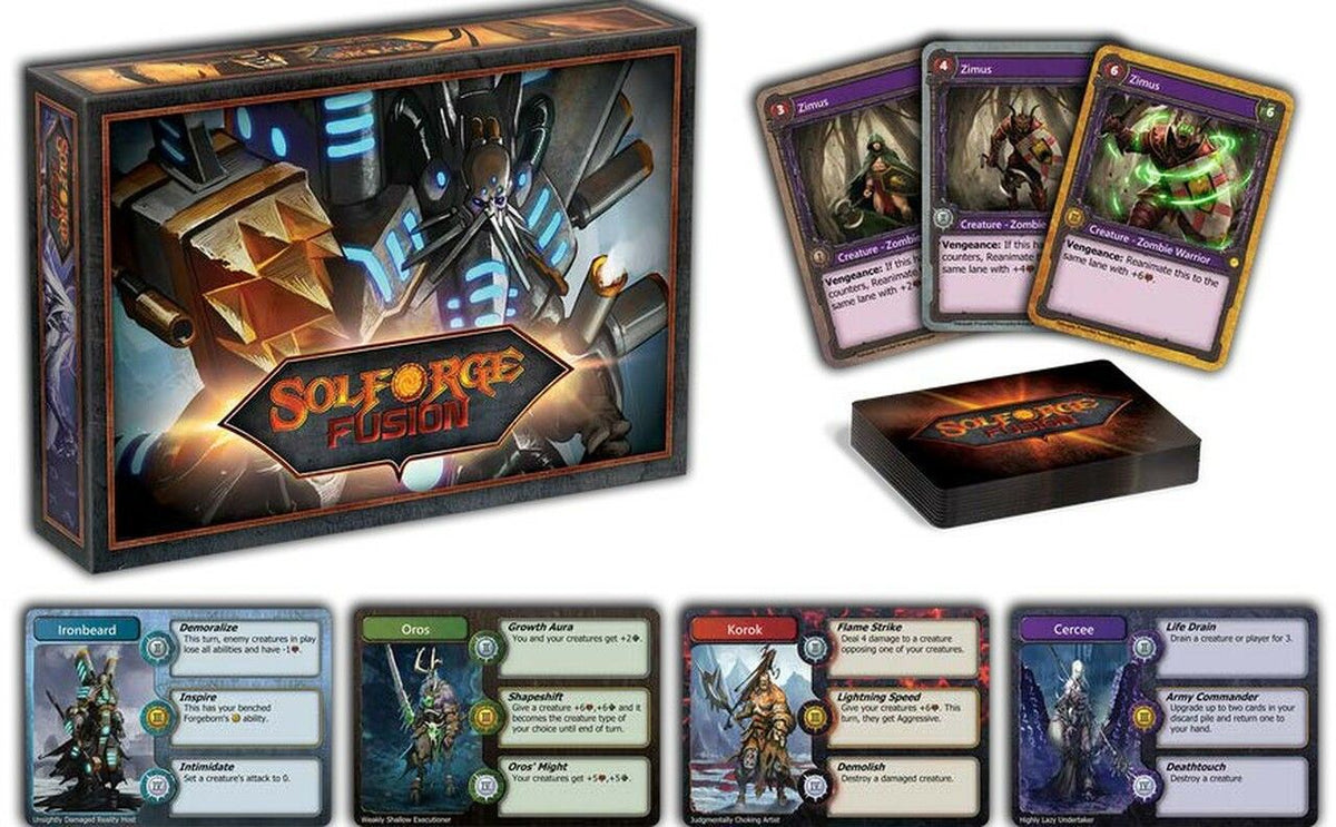 SolForge Fusion Set 1 Starter Kit Display