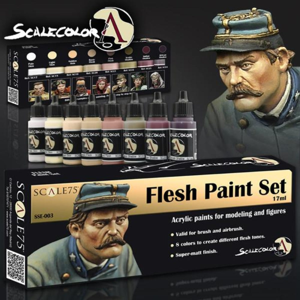 Scale 75 - Scalecolor Flesh Paint Set (SSE-003) - Good Games